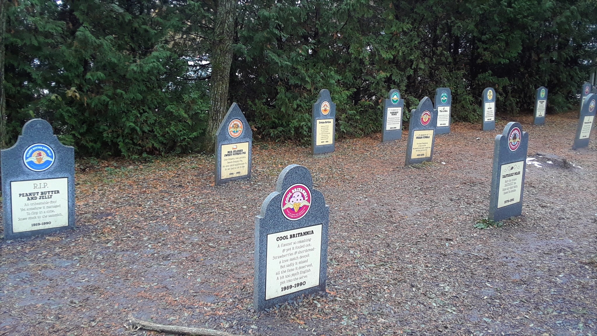 Ben & Jerry's Flavour Graveyard