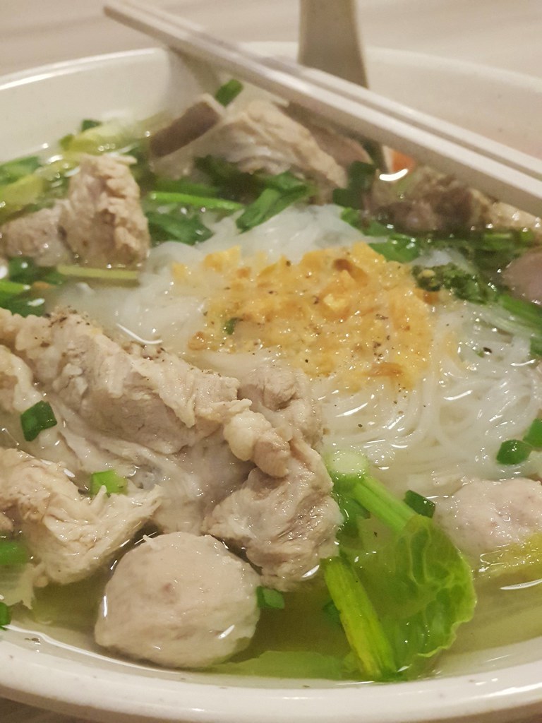 猪肉排骨粿條汤 Hu Tieu Suon (Pork Ribs Rice Noodle Soup) rm$13.80 @ Pho Mi Cafe USJ10