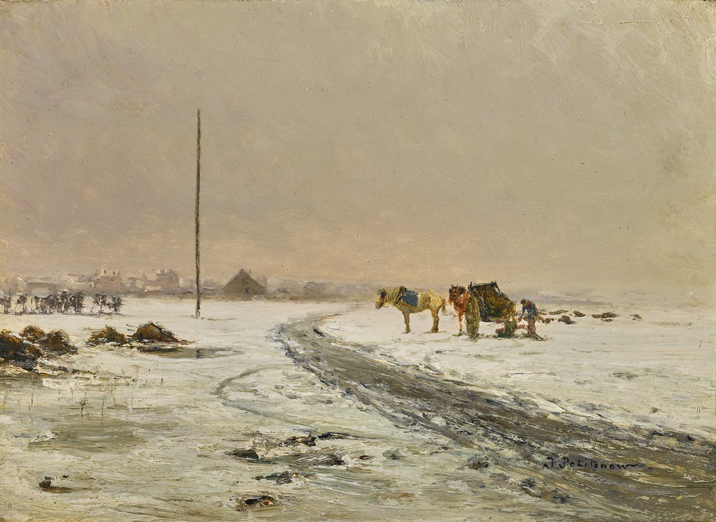 Иван Похитонов «Снег. Брессу», ок.1894-1900 г.
