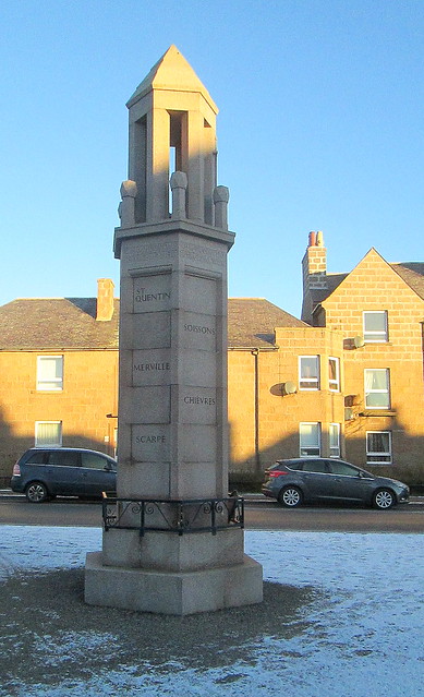 Gordon Highlanders Memorial, Peterhead from East