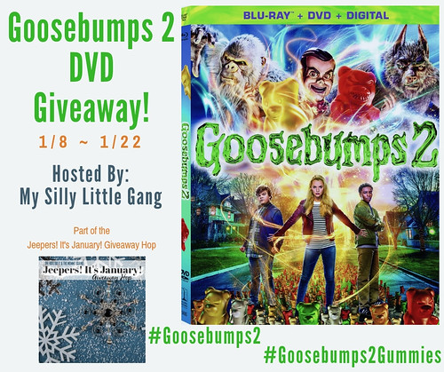 Goosebumps 2 DVD Giveaway & Giveaway Hop! #Goosebumps2 #Goosebumps2Gummies
