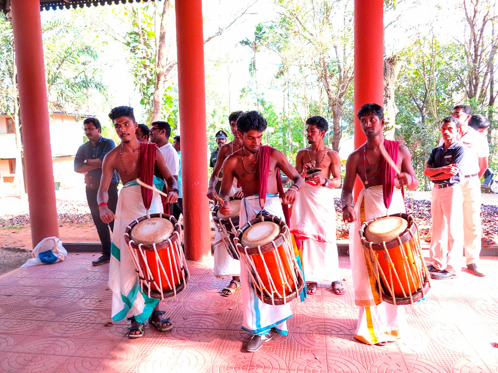 Baile tradicional en Kerala