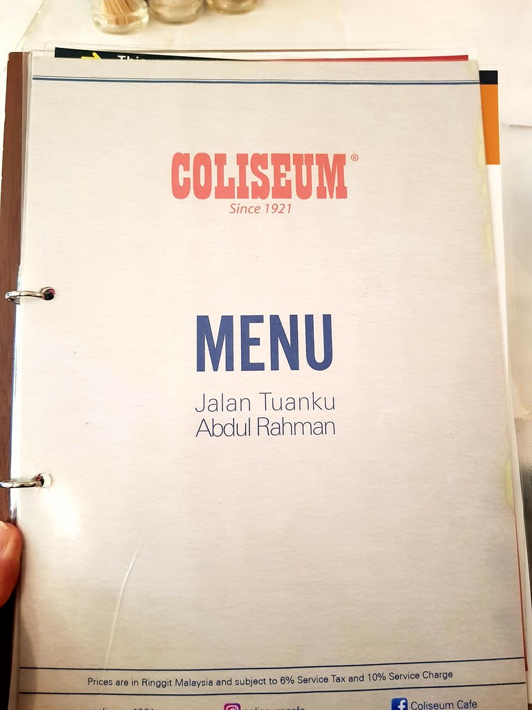 @ Coliseum Café & Grill at KL Jalan Tuanku Abdul Rahman