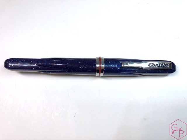 Conklin Empire Stardust Blue Fountain Pen with OmniFlex Nib 7