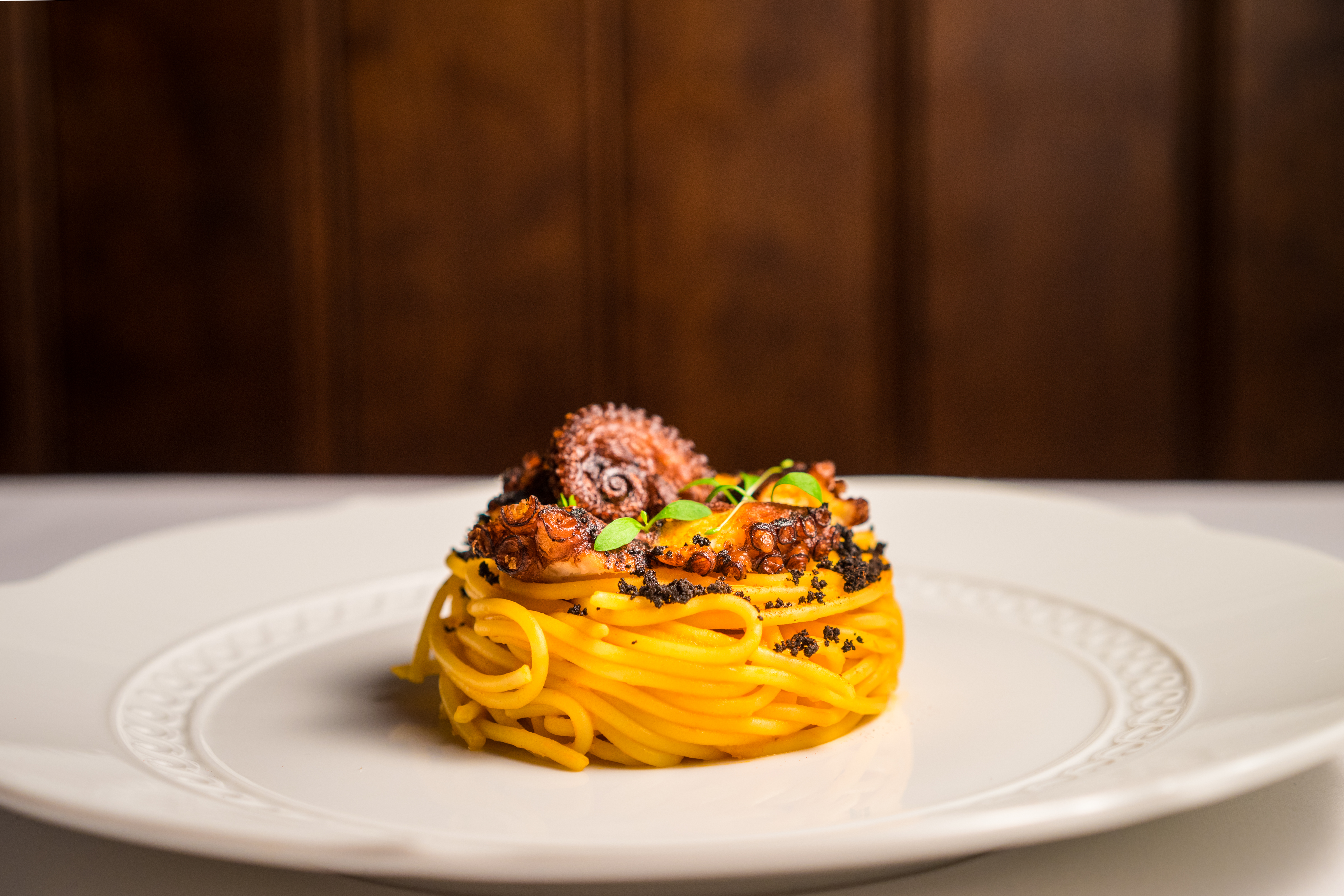 Osteria Art - Spaghetti with Octopus & Nduja
