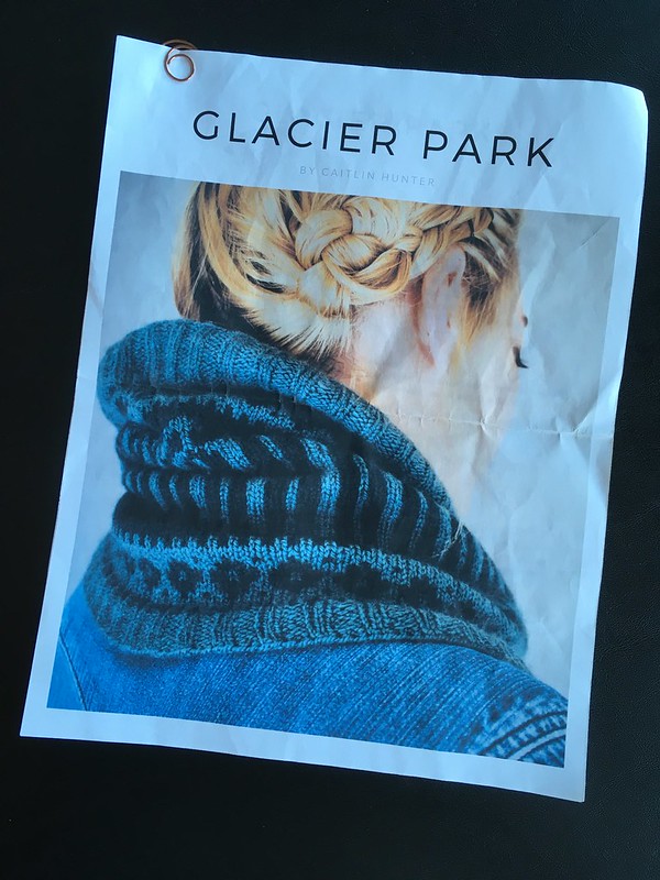 Adventures in Colorwork:  Glacier Park Cowl