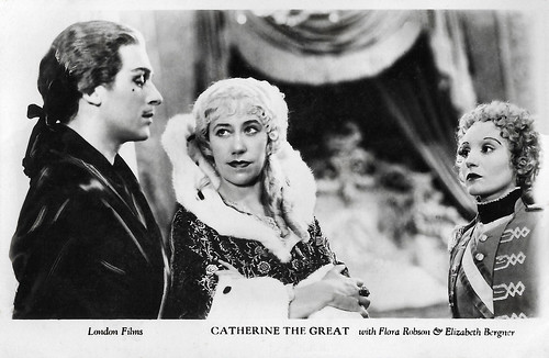 Douglas Fairbanks Jr., Flora Robson and Elisabeth Bergner in Catherine the Great (1934)