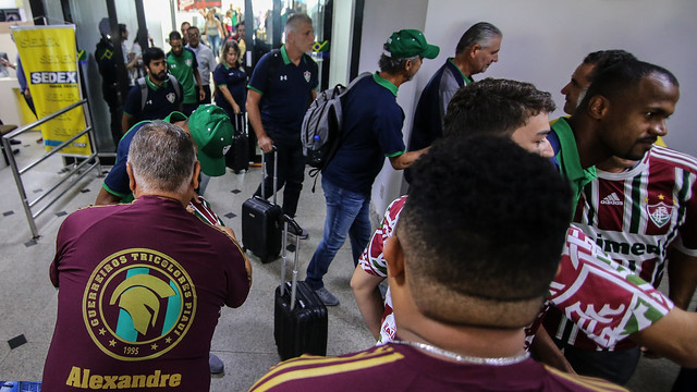 Desembarque do Fluminense em Teresina - PI  - 04/02/2019