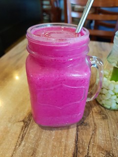 Raspberry Pitaya Smoothie at Suburban Cafe West End