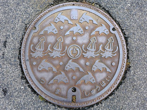 Tsuma Shimane, manhole cover （島根県都万村のマンホール）