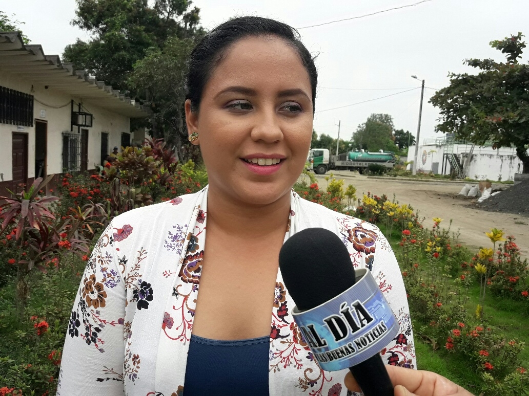 Ing. Carla Alcvar, gerente Aguas del Chuno EP.