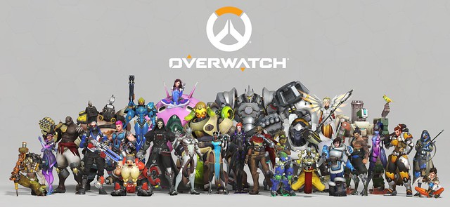 Overwatch Characters, May 2018 Anniversary Poster