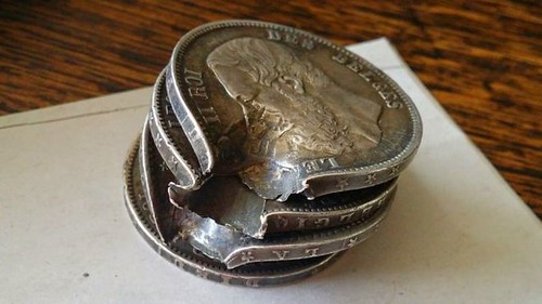 Coins that stopped a bullet
