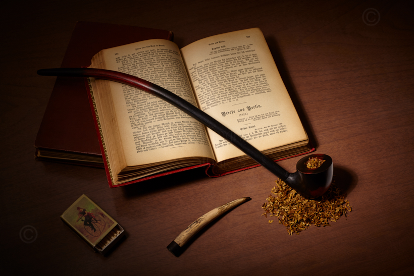 MacQueen Miniature Wizard Lord of the Churchwarden Tobacco Wood Pipe Smoking SET 