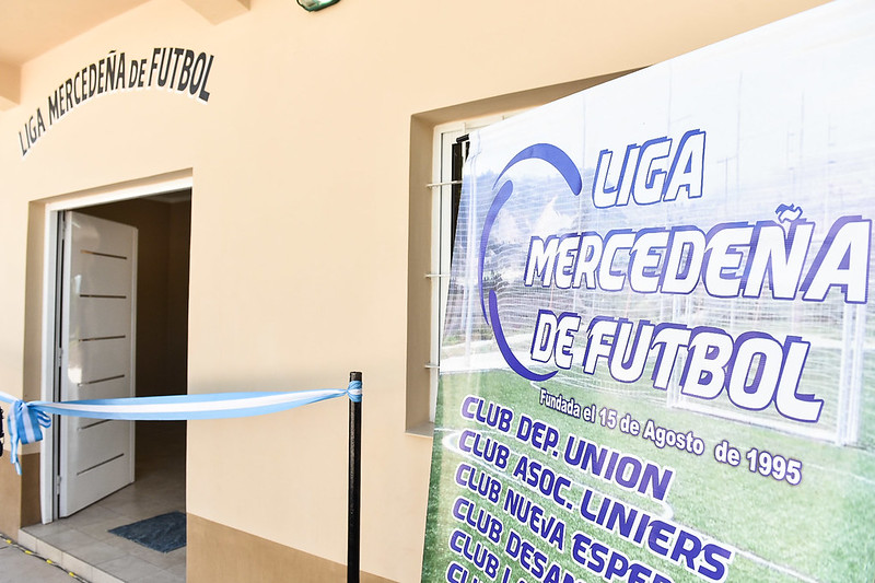 Inauguración de la Sede de la Liga Mercedeña de Fútbol