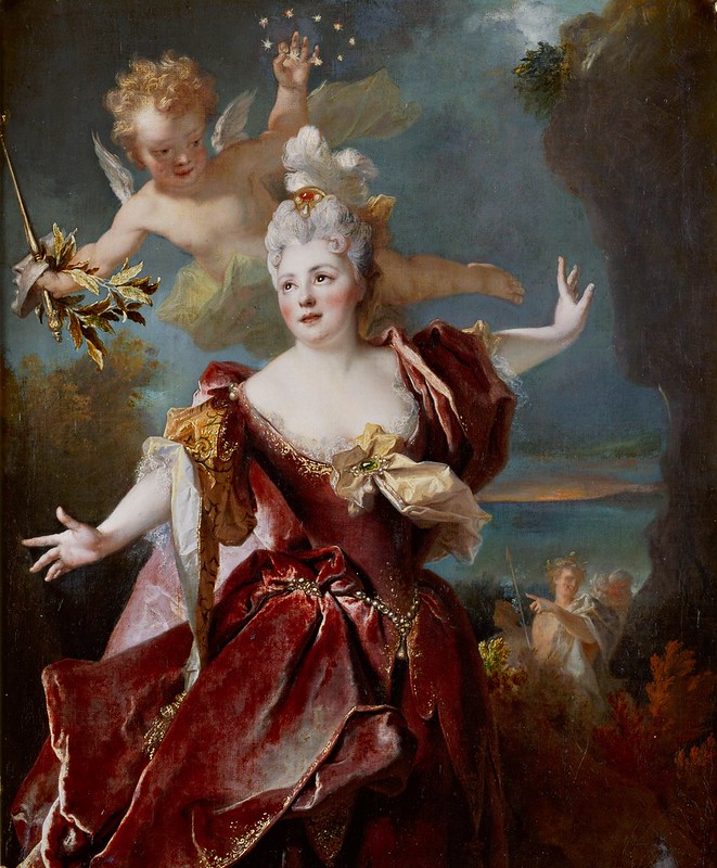 Nicolas de Largillierre - Portrait de la comédienne Marie-Anne de Châteauneuf, dite Mlle Duclos (1664-1747), dans le rôle d'Ariane