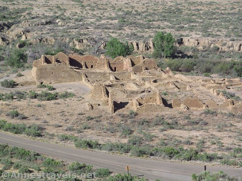Another pueblo as seen from the Pueblo Alto Loop, Chaco Culture National Historical Park, New Mexico