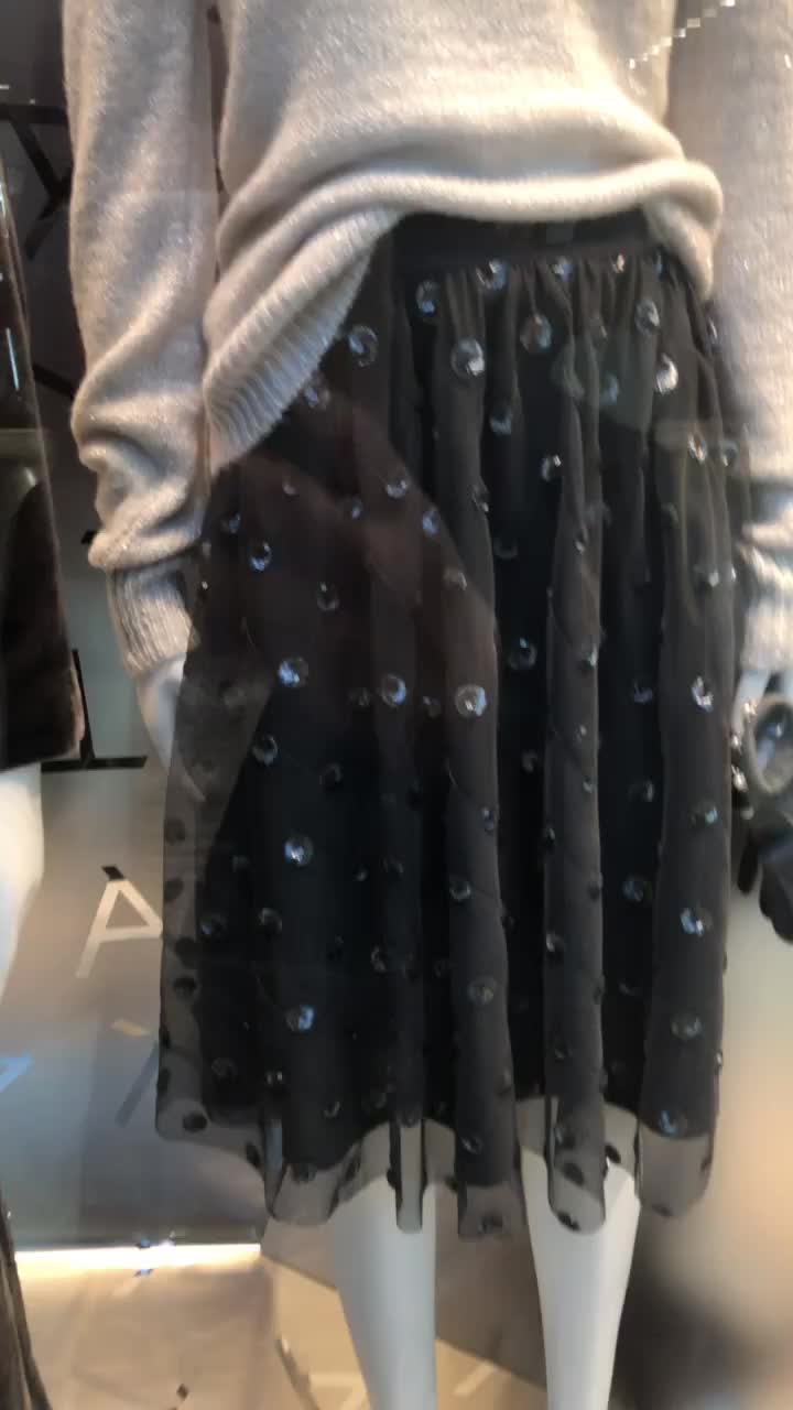 Ann Taylor Sequin Balloon Sleeve Sweater