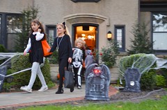 Trick-Or-Treating On Exeter Street