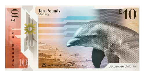 10-Pound-Note-Scotland-Bottlenose-Dolphin design concept