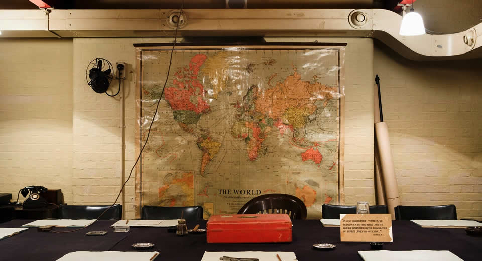 10 kleine musea in Londen: Churchill Museum and Cabinet War Rooms (foto met dank aan Churchill Museum and Cabinet War Rooms) | Mooistestedentrips.nl