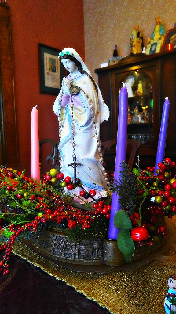 Immaculate COnception Advent Wreath