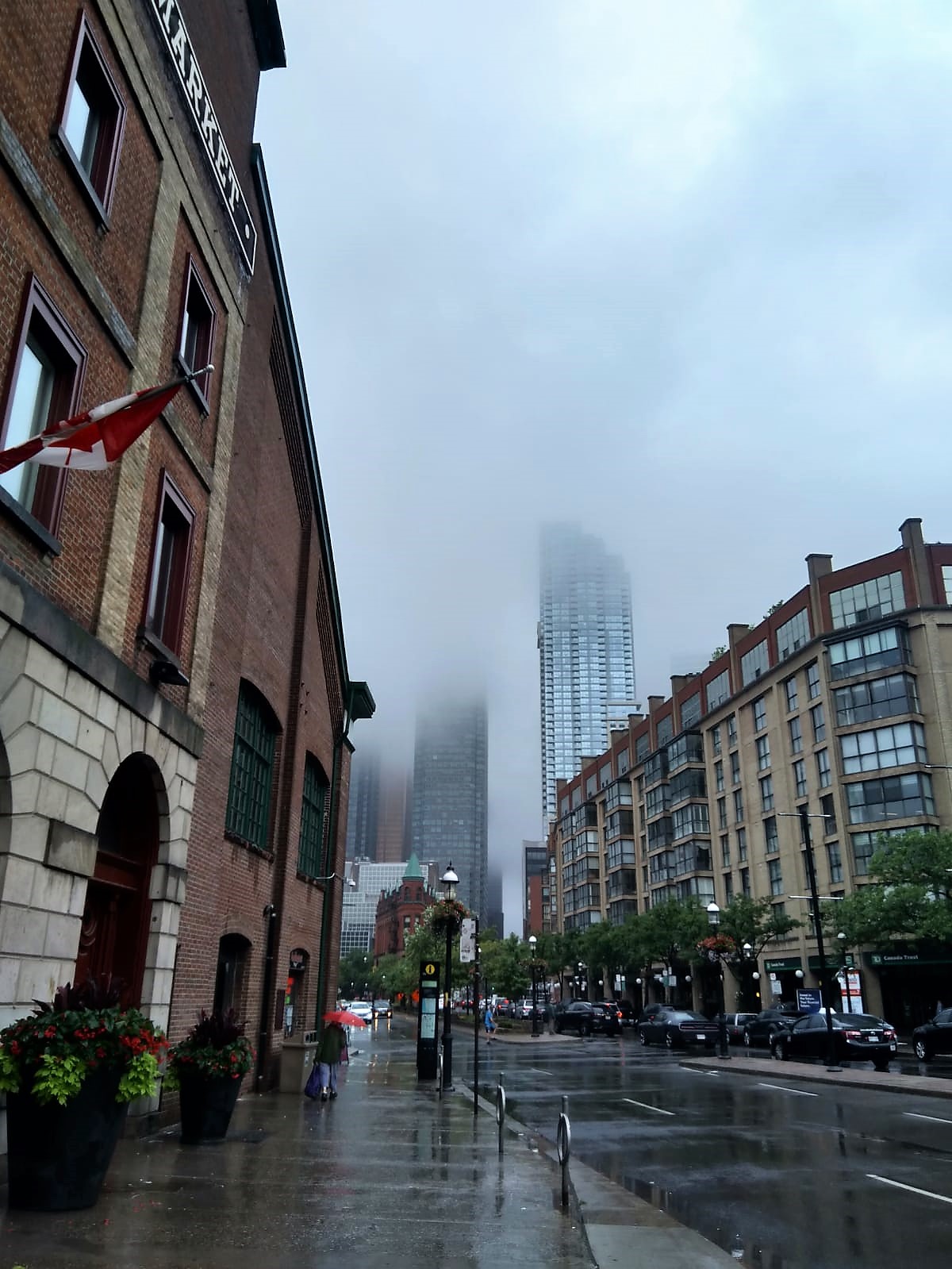 A foggy day in Toronto