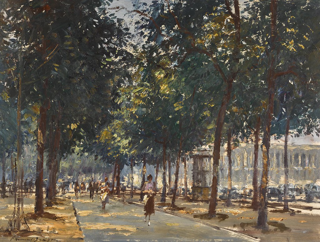 Edward Seago «Av. des Champs-Élysées»