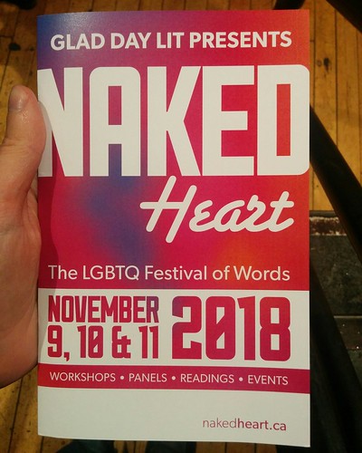 Naked Heart 2018 #toronto #churchandwellesley #buddiesinbadtimes #nakedheart #books @nakedheartfest