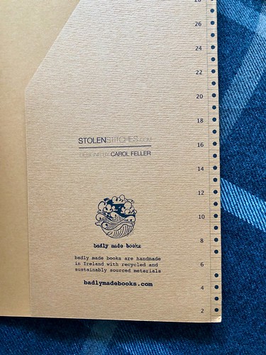 Badly Made Books of Ireland and the Carol Feller 2019 calendar. Swooning! EvinOK.com to read about it or buy your own at http://stolenstitches.com/collections/notebooks