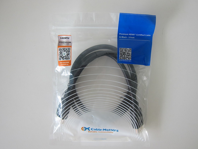 Cable Matters Premium Certified HDMI Cable - Packaging Front
