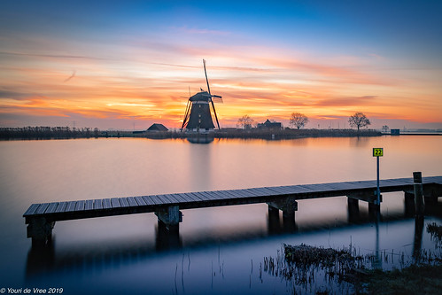 sunrise water long exposure nederland