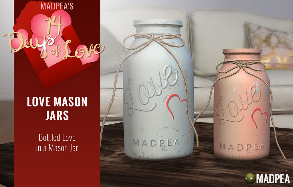 Love Mason Jars - 14 Days of Love Calendar Day 8 - TeleportHub.com Live!