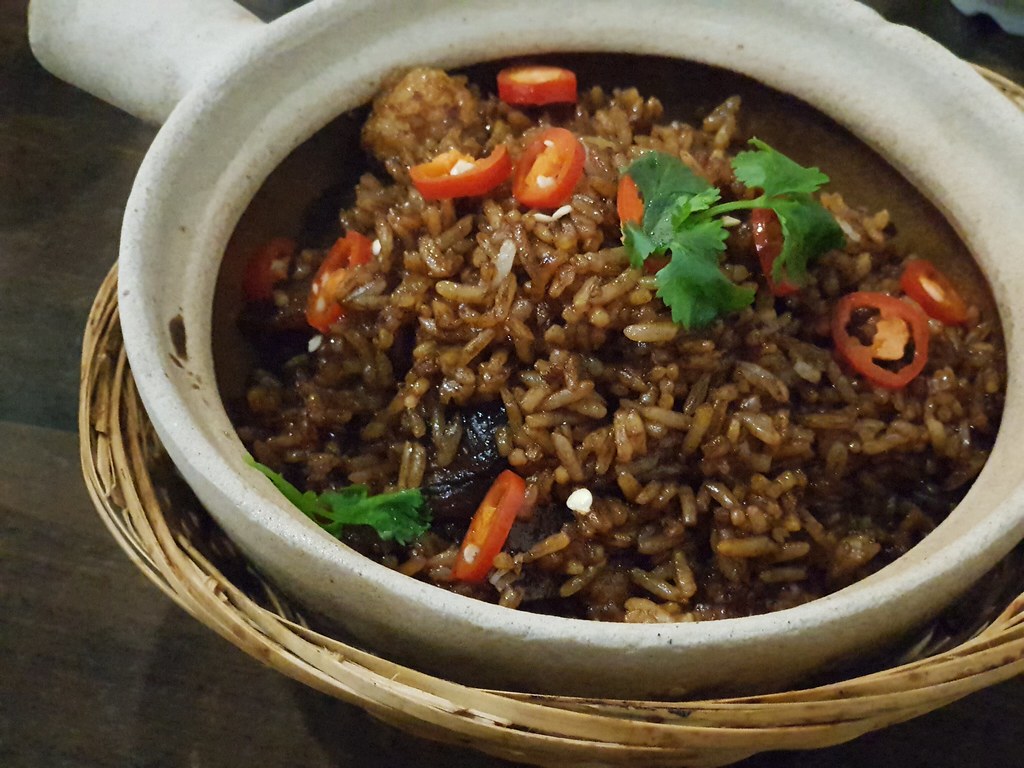 瓦煲素鸡饭 Claypot Vegetarian Rice rm$9.90 @ 妈宝蔬食馆 Mable Vege Restaurant USJ9