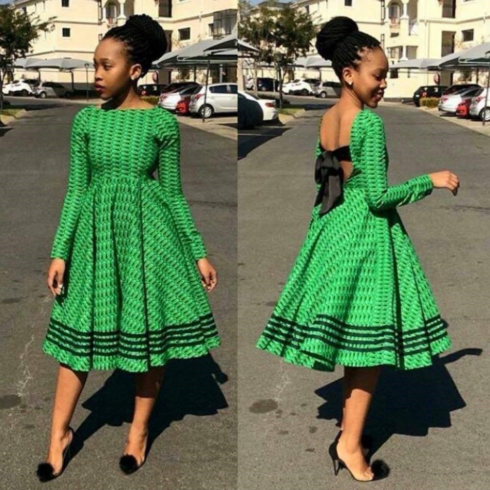 Stylish South African Shweshwe Dresses 2020 - Latest African