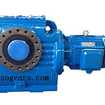 Cyfres SA Hollow Shaft Worm Helical Geared Motor