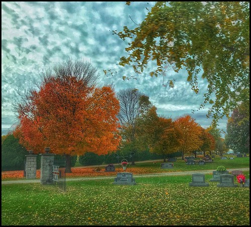 autumn fall cemetery ozarks missouri
