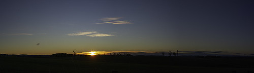 clouds sky sun sunrise perthshire panorama landscape