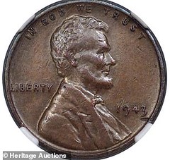 Lutes 1943 bronze cent obverse