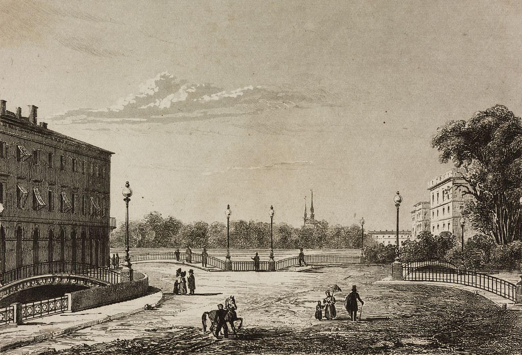 1838. Трёхарковый мост