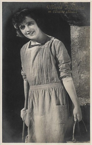 Maria Jacobini in La bocca chiusa (1925)