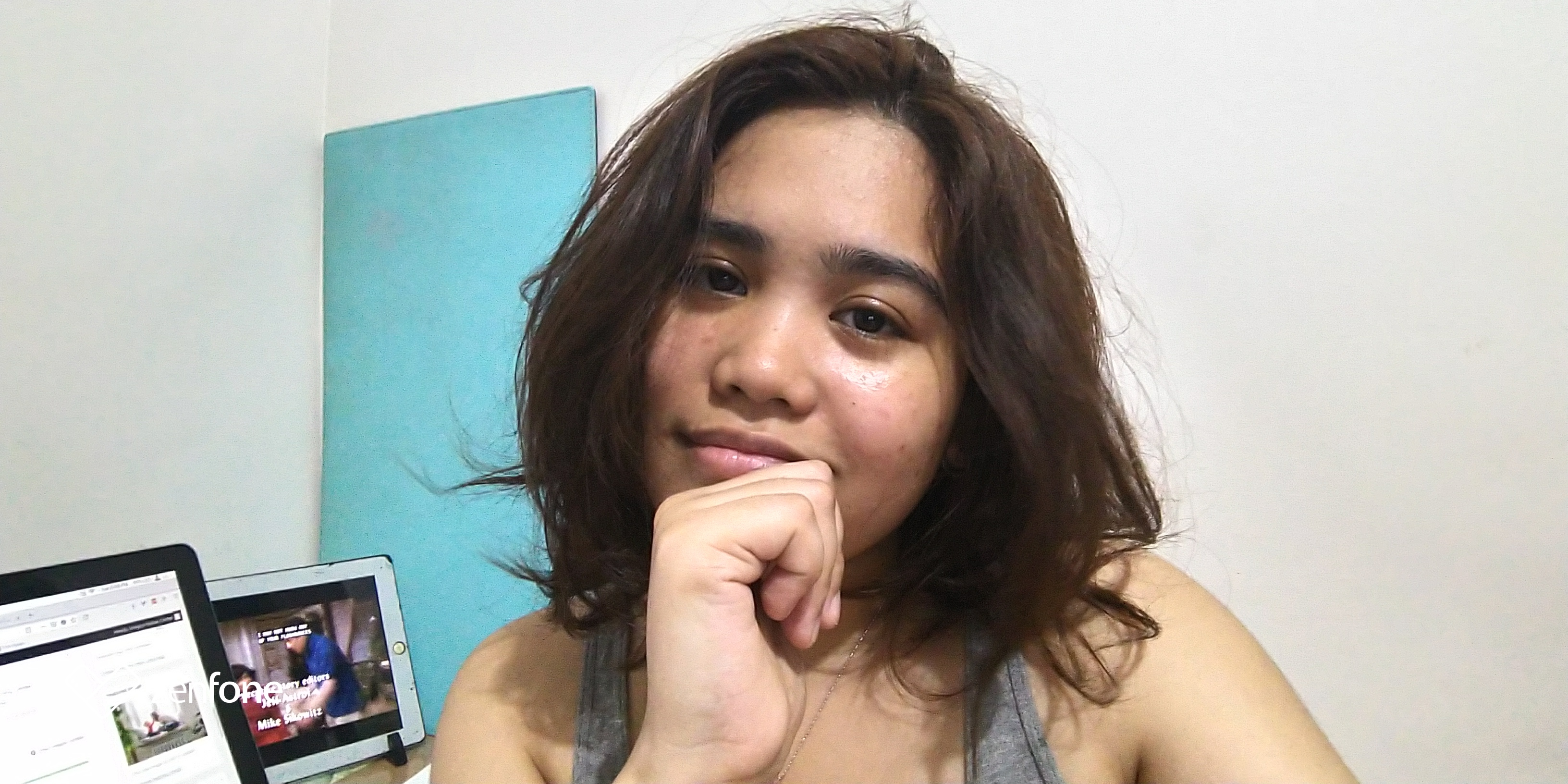 Maria's bare face for the Self-Love Project