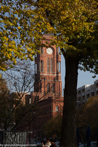 Rotes Rathaus clock tower