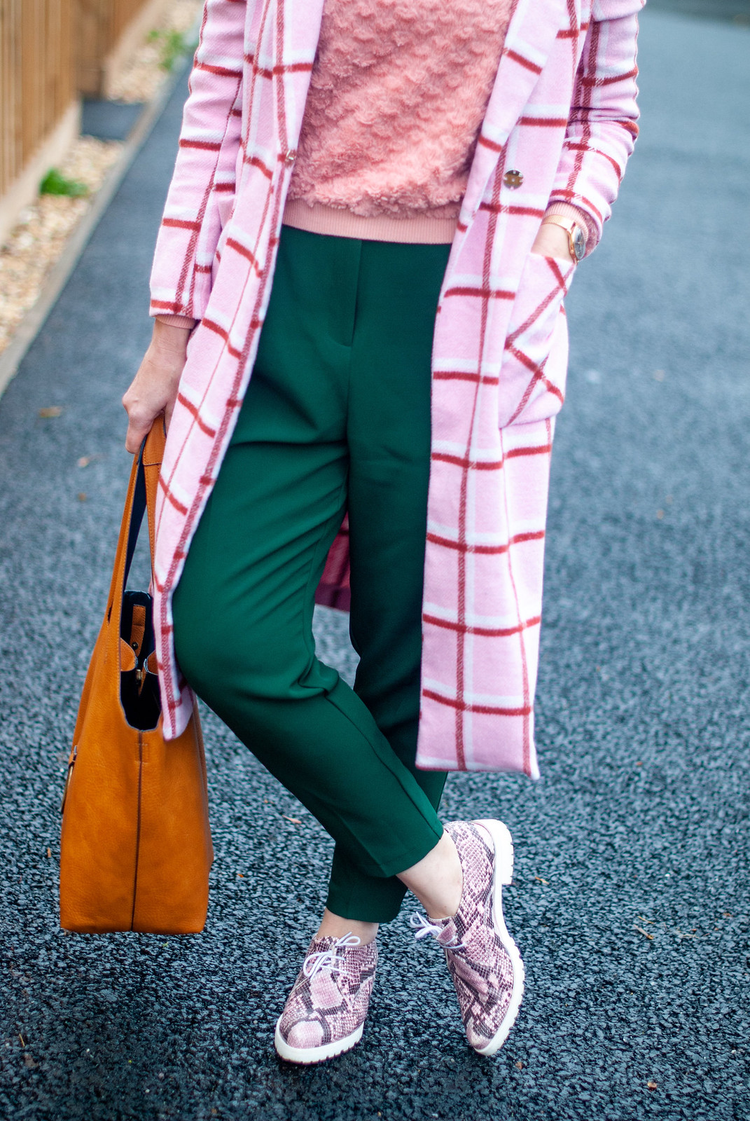 A Pink Check Coat With a Touch of Parisian Chic | Not Dressed As Lamb, style for over 40s