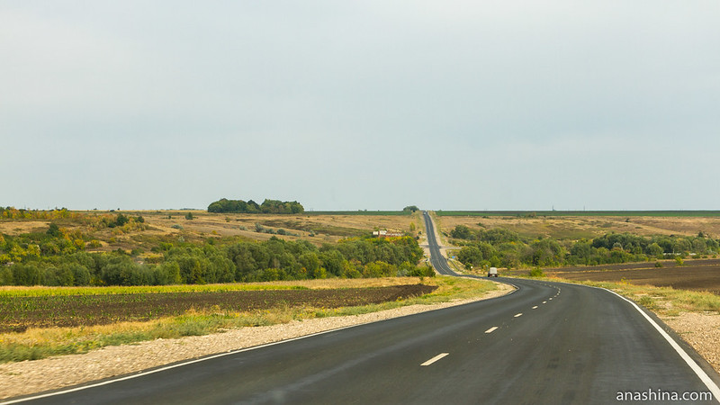 Дорога в Саратовской области