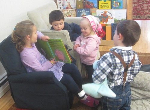 reading with friends