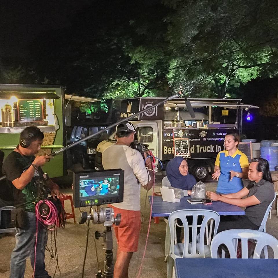 Food Truck Garden Sebagai Salah Satu Lokasi Penggambaran Program Intai Intai Jenguk Jenguk