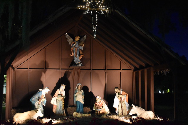 2018 Blessing of the Nativity and Tree at Saint Leo University