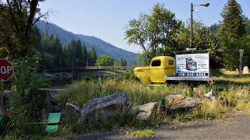syringa idaho middle fork clearwater river old trucks