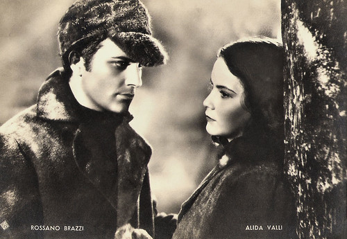 Alida Valli and Rossano Brazzi in Noi vivi